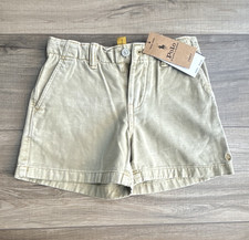 Polo Ralph Lauren Boys Beige Chino Shorts Cotton Twill Flat Front Pockets 6X
