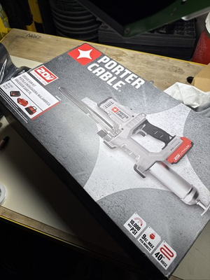 #ad #ad porter cable grease gun kit 20v With Battery Charger Bag PCCGG001D1 10000psi $149.00