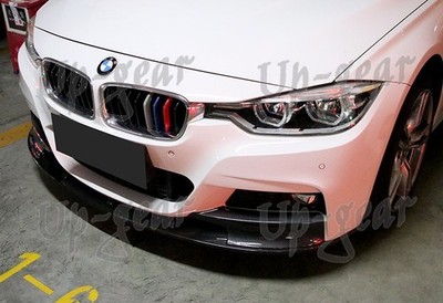 For 12-18 BMW 3-Series M-Sport M-Tech F30 F35 Carbon Look Front Bumper Lip