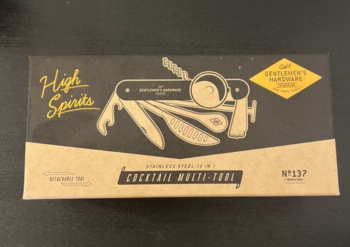 Cocktail Multi Tool by Gentlemen’s Hardware + Sphere Ice Molds NIB - Picture 7 of 8