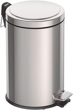 Tramontina 12L Pedal Bin – Stainless Steel Rubbish Bin with Lid, Removable Inner