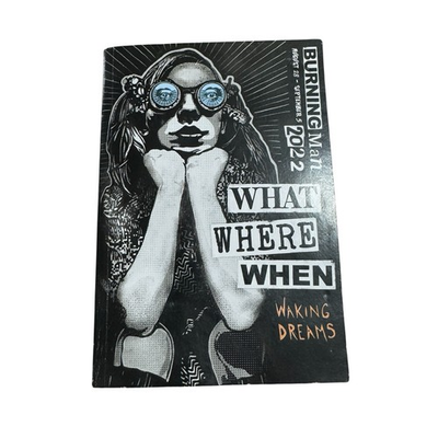 #ad #ad Burning Man Black Rock City Waking Dreams 2022 What Where When Paperback Guide $63.74