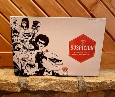 Suspicion Board Game Wonder Forge Complete Open Box Never Played Deduction