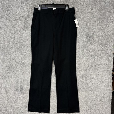 Gap High Rise Slim Boot Dress Pants Womens 8 31x31 Black Minimalist Old Money