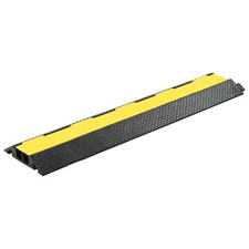 Image of WALPLUS Cable Protector Ramp 2 Channel Rubber Safety Cover 101.5 cm
