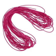 Rose Red 1mm Waxed Cord 11 Yard Wax Bead Thread String for Jewelry Make