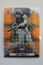 2022 Panini Mosaic - Rookies Romy Gonzalez #214 Reactive Orange Mosaic Prizm...