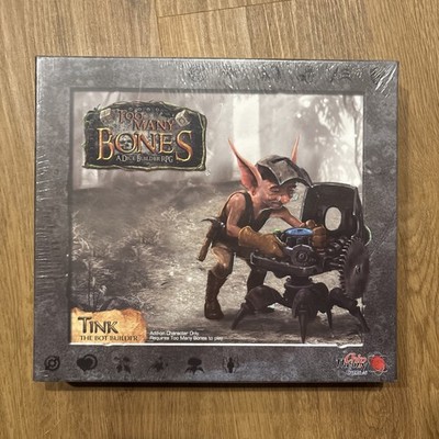 TOO MANY BONES - Dice Builder RPG, Chip Theory Games Sealed Tink The Bot Builder