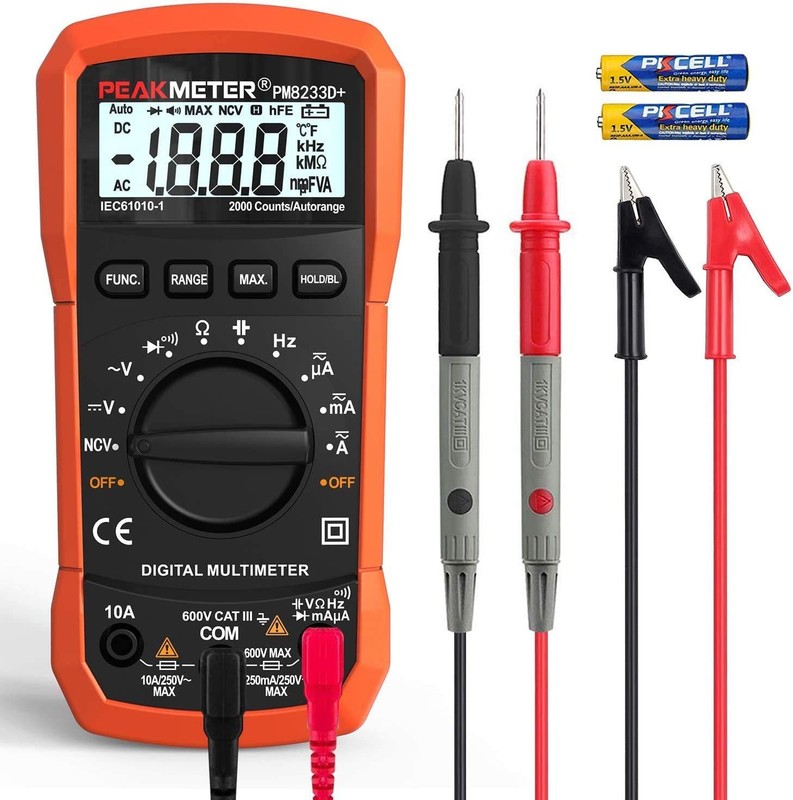 Multimeter Digital Multimeter Voltage Tester Volt Meter Ohmmeter Ammeter