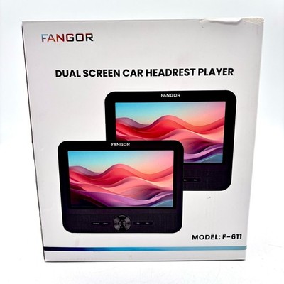 Fangor 7.5 Inch Display Dual Screen Car Headrest Player Model F-611