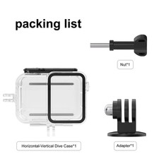 For Insta360 ACE Pro 2 Sports Camera Waterproof Cases Invisible Diving Housing