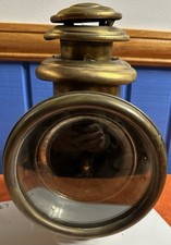 Early Vintage Model T Era Brass Lantern Light Carriage Coach Auto Lamp 27