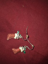 Stocking Christmas Earrings