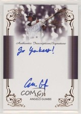 2013 Leaf Trinity Inscription Auto 11/30 Angelo Gumbs #DTI-AG3 Auto qc0