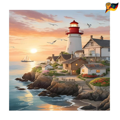 Diamond Art Painting Kit 5D Diamant Kreuzstich Malen nach Zahlen