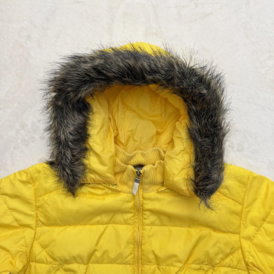Ralph Lauren Polo Jeans Co пуховик куртка женщин средний искусственного меха толстовка с капюшоном желтый - Изображение 2 из 4