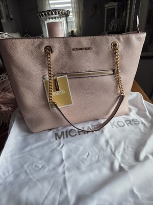 Michael Kors Jet Set Medium Chain Tote Tasche Powder Blush Rosa NEU m. Etikett