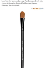 bareMinerals Maximum Coverage Flat Concealer Brush-NEVER USED