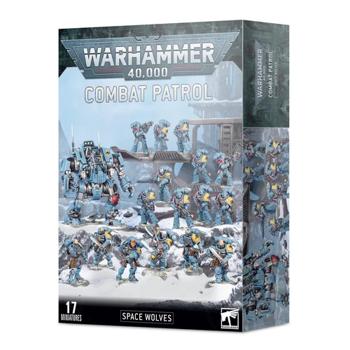 Warhammer 40,000 Combat Patrol: Space Wolves - 17 Miniatures Army Starter Set