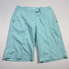 Pantalones Cortos de Golf Nike Para Mujer Grandes Azul Aqua Bermuda Dri-FIT UV Elastizados Rendimiento