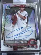 2025 Bowman Mega Box - CHASE BURNS - Bowman Prospect Mega AUTO ON CARD RC