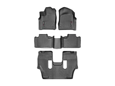 WeatherTech FloorLiner for 2016-2025 Dodge Durango - Full Set, Black