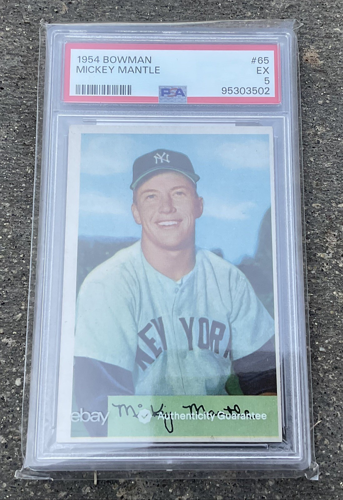 1954 Bowman - Mickey Mantle #65 PSA 5