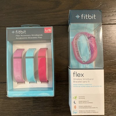 Fitbit Flex Wireless Activity & Sleep Tracker Wristband  Bundle Extra Bands