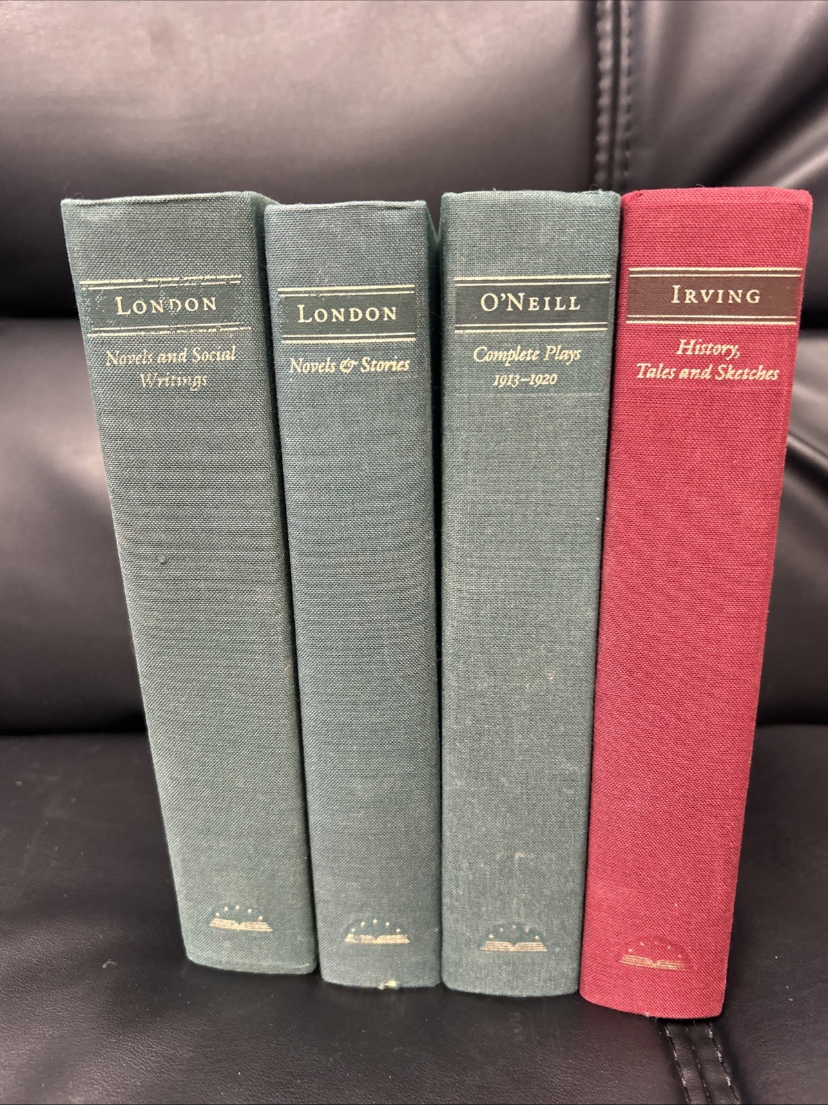 Lot of 4 Library of America Irving, O'Neill, & London no Slipcases HB Good