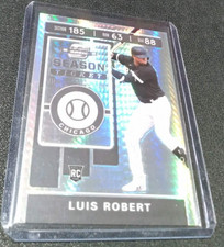 2020 Panini Chronicles Contenders Optic Hyper Prizm RC Luis Robert #'ed 233/299