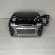 INSIGNA AM/FM STEREO COMPACT DISC CLOCK RADIO MODEL NS-C2116 Tested