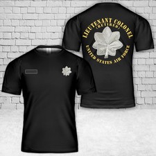 Custom Name US Air Force Lieutenant Colonel - Retired T-Shirt 3D Fullsize S-5XL