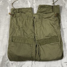 Vintage Military Chemical Protective Suit Cargo Pants Mens Small Green Cold War