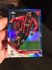 2021-22 Topps Chrome Pierre Kalulu AC Milan Juventus Blue 111/150 Rookie RC