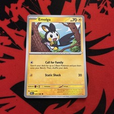 SV: Black Bolt Emolga #029/086 Common Pokemon Card NM