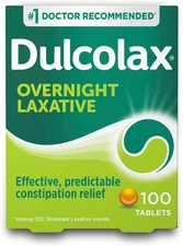 Stimulant Laxative Tablets, Predictable & Effective Constipation Relief, Relieve
