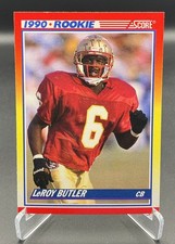 1990 Score - LeRoy Butler #619 (RC) - Green Bay Packers / FSU Seminoles