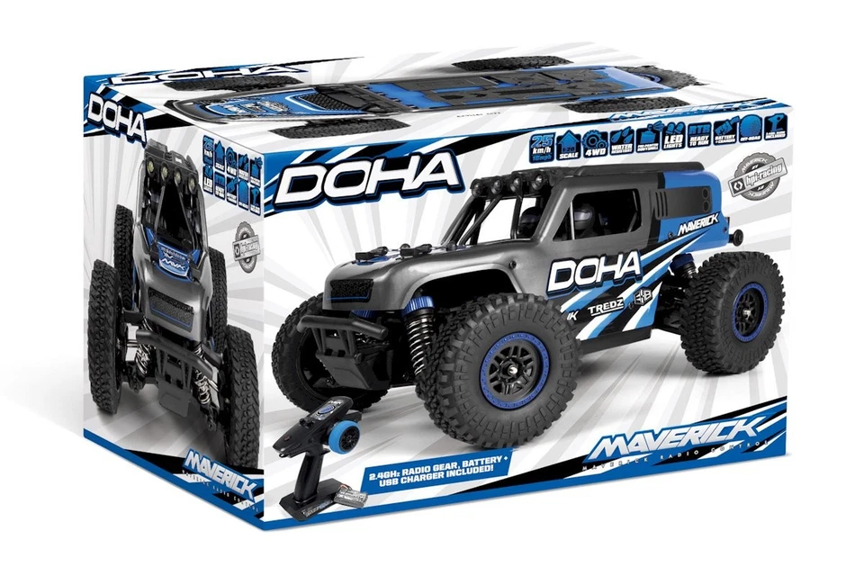 HPI Maverick DOHA 1/20 4WD Electric 2.4Ghz Fast Mini RC Car (Colour Choice) - Image 2 of 4