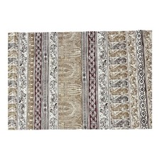 Vintage 1990’s Springs Valance Curtain Brown Boho Paisley Made In USA NWOT