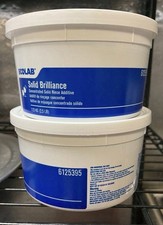 (2) BrandNEW Ecolab Concentrated Solid Brilliance Rinse Additive Formula 6125395