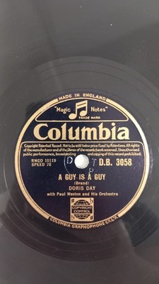 Doris Day 10'' 78rpm Columbia DB3058 A Guy is a Guy / Who Who Who