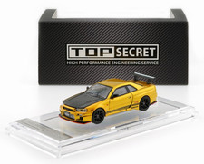 Bm Creations X Top Secret Nissan Bnr 34 - Gold - 2026 Hec 164 Car 64b0500