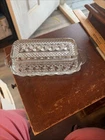 Anchor Hocking Wexford 1960s Vintage Wexford Pattern Covered Butter Dish