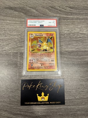 4連番 ブイズ chr psa10 psa8 PSA 8 Unlimited Charizard Base Set Holo Rare #4 Pokemon Card 1999
