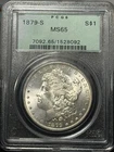 1879 S Morgan Dollar PCGS MS65 OGH