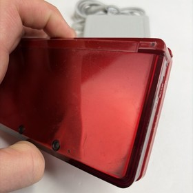 Nintendo 3DS System - Red Region USA, Charger US Model READ!