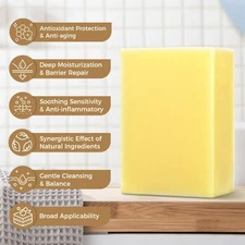 OUKEYA Grass Fed Beef Tallow Soap Gentle Cleansing & Moisturizing For Face, Body