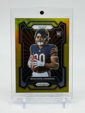 2023 Panini Prizm ROSCHON JOHNSON Variation Rookie Gold Prizm #10/10 - BEARS RC