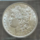1880 Morgan dollar, ICG AU-53