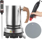 Candle Making Kit with Hot Plate for Adults, Soy Candle Make Set with Wax Melter